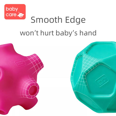 Babycare Hand Ball Blocks Baby Grasp Ball Toys Children Kids Soft Tactile Perception Training  Ball 8pcs - Little Kooma