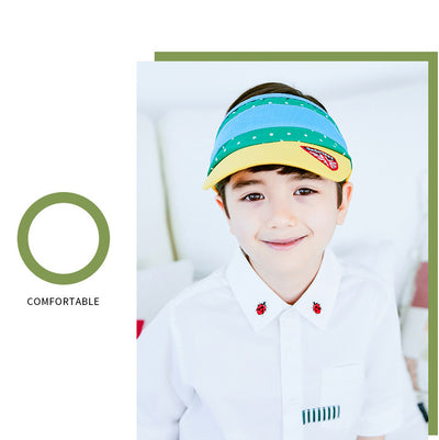 Kids Topless Striped Cap - Little Kooma