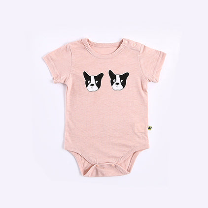Baby Twin Animals Bodysuit - 1009 - Little Kooma