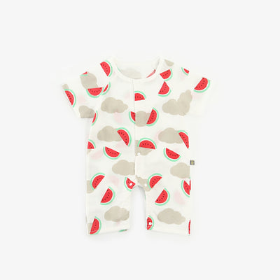 Baby Fruits Gauze Romper Front Buttons - 1006 - Little Kooma