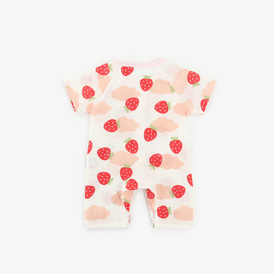 Baby Fruits Gauze Romper Front Buttons - 1006 - Little Kooma
