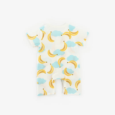Baby Fruits Gauze Romper Front Buttons - 1006 - Little Kooma