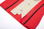 Baby Kids Boys Fake Two Piece Cheongsam Set Red Top n Black Shorts CNY Chinese New Year Outfit - Little Kooma